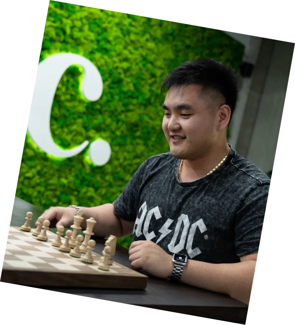 Team member at the office